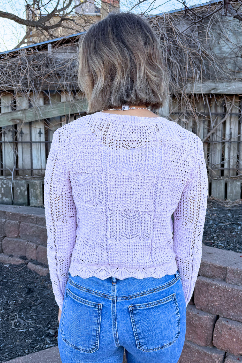 Spring Pointelle Cardigan - The 308 Boutique