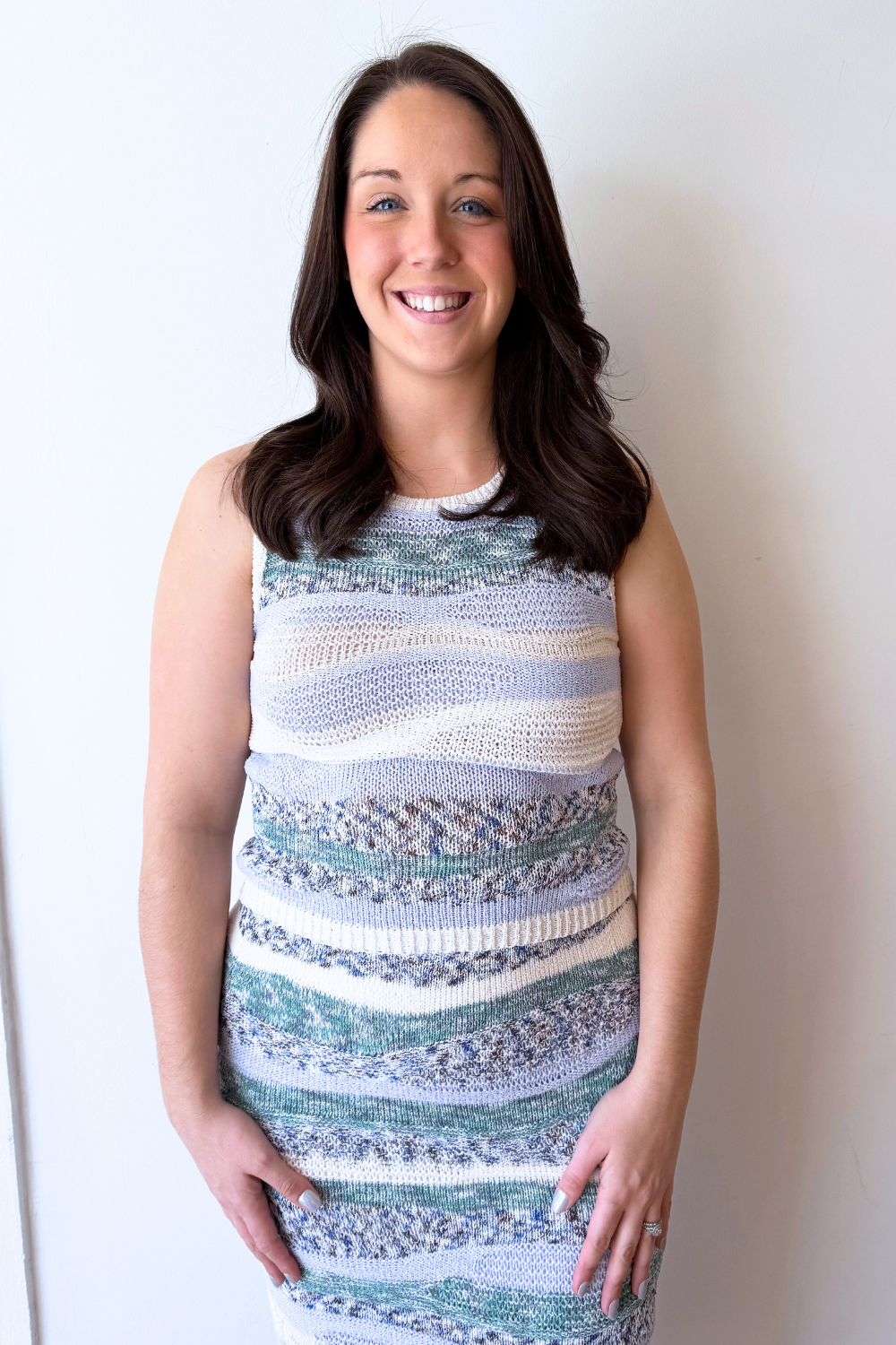 Multistripe Sweater Tank - The 308 Boutique