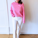 Oversize Drop Shoulder Reversible Mock Neck Sweatshirt - The 308 Boutique