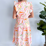Flutter Sleeve V-Neck Midi Dress - The 308 Boutique