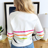 Collared Striped Sweater