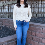 Spring Pointelle Cardigan - The 308 Boutique