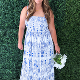 Nadine Palm Maxi Dress