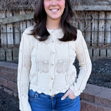 Spring Pointelle Cardigan - The 308 Boutique