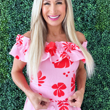 Floral Printed Ruffle Top