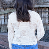 Spring Pointelle Cardigan - The 308 Boutique