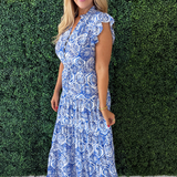 Floral Ruffle Maxi Dress