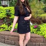 The Crush Denim Mini Dress