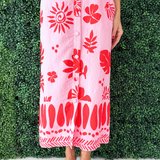 Floral Printed Midi Skirt