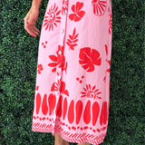 Floral Printed Midi Skirt