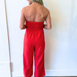 Ruffle Bodice Jumpsuit