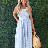 Corset Binding Midi Dress