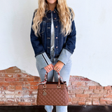 Tall Cuffed Selvedge Trucker Jacket
