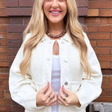 Front Pocket Sweater Jacket