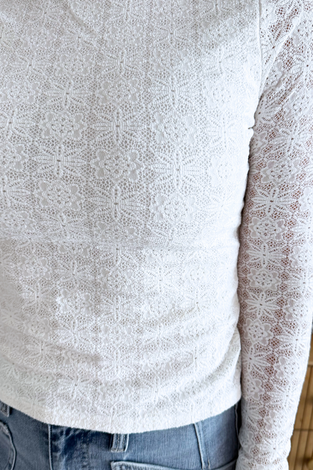 Long Sleeve Patterned Top