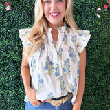 Flutter Sleeve Blouse