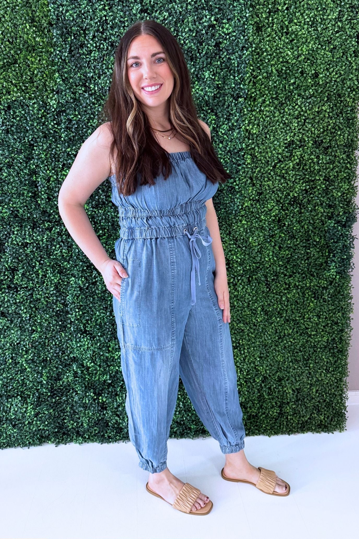 Chambray Jumpsuit