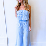 Ruffle Bodice Jumpsuit