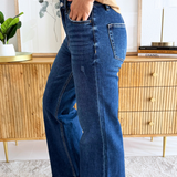 Hi Rise Wide Leg Jeans
