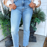 The Muse High Rise Straight Jean