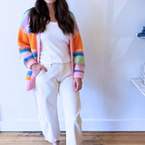 Multicolor Stripe Cardigan