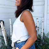 Mockneck Tank Top