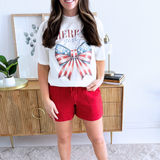 American Girl Graphic Top