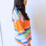 Multicolor Stripe Cardigan