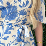 V-Neck Short Sleeve Dress