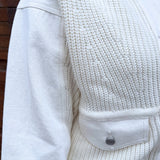 Front Pocket Sweater Jacket