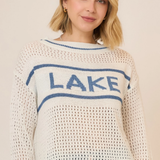 Open Light Knit "LAKE" Pullover Sweater