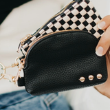 Wonderlust Woven Dual Pouch Wristlet