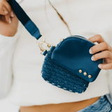 Wonderlust Woven Dual Pouch Wristlet