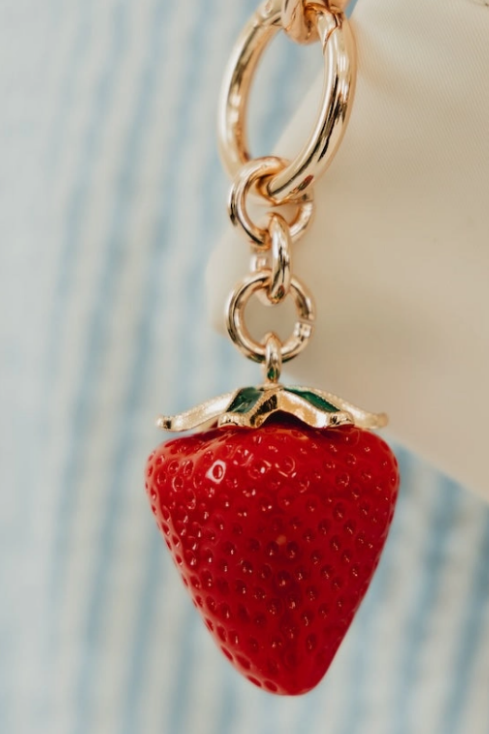 The Big Juicy Strawberry Bag Charm - The 308 Boutique