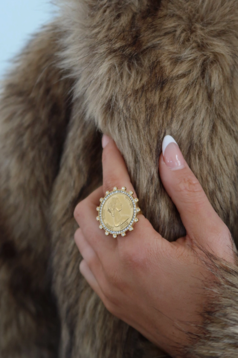 Bling Coin Ring - The 308 Boutique