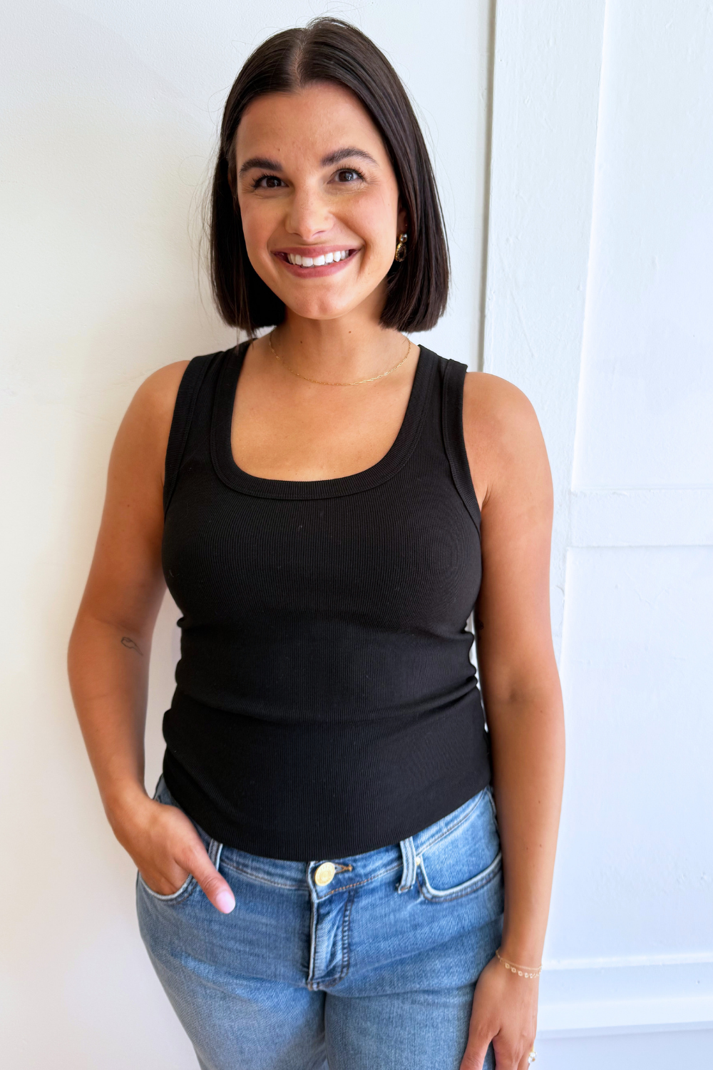 Anastasia Scoop Neck Tank Top