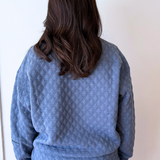 Cozy Quilted Sweatshirt - The 308 Boutique