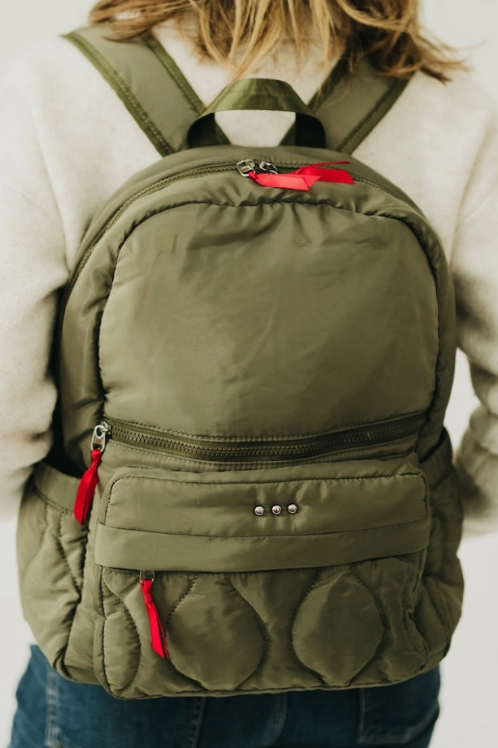 Go-To Organized Puffer Nylon Backpack