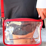 Clear Rectangle Stadium Crossbody Bag