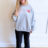 University of Nebraska Oversized Crewneck