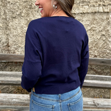 Center Seam Boat Neck Sweater - The 308 Boutique