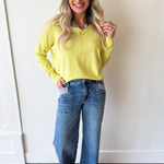 Center Seam Boat Neck Sweater - The 308 Boutique