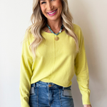 Center Seam Boat Neck Sweater - The 308 Boutique