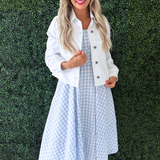 Corset Binding Midi Dress