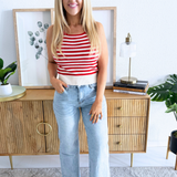 Ladies Woven Denim Pants