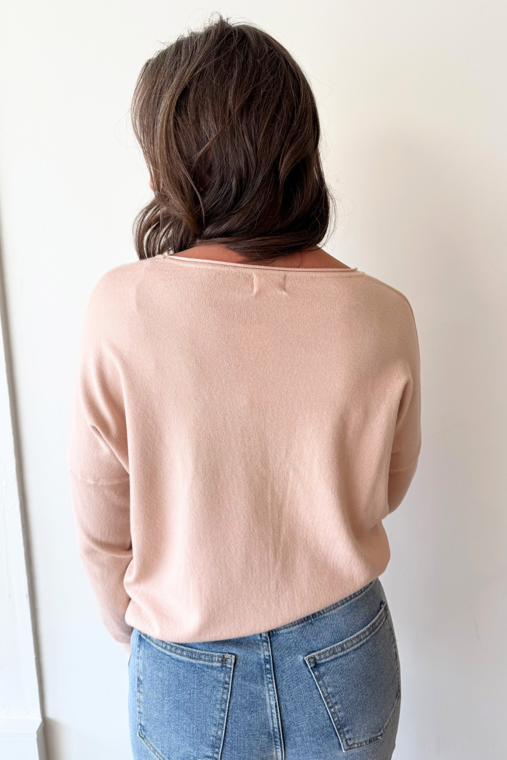 Center Seam Boat Neck Sweater - The 308 Boutique