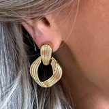 Rhombus Dangle Earrings