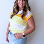 Color Striped Ponte Polo Sweater - The 308 Boutique