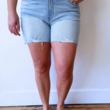Jenny High Rise Short Basic Raw Hem - The 308 Boutique