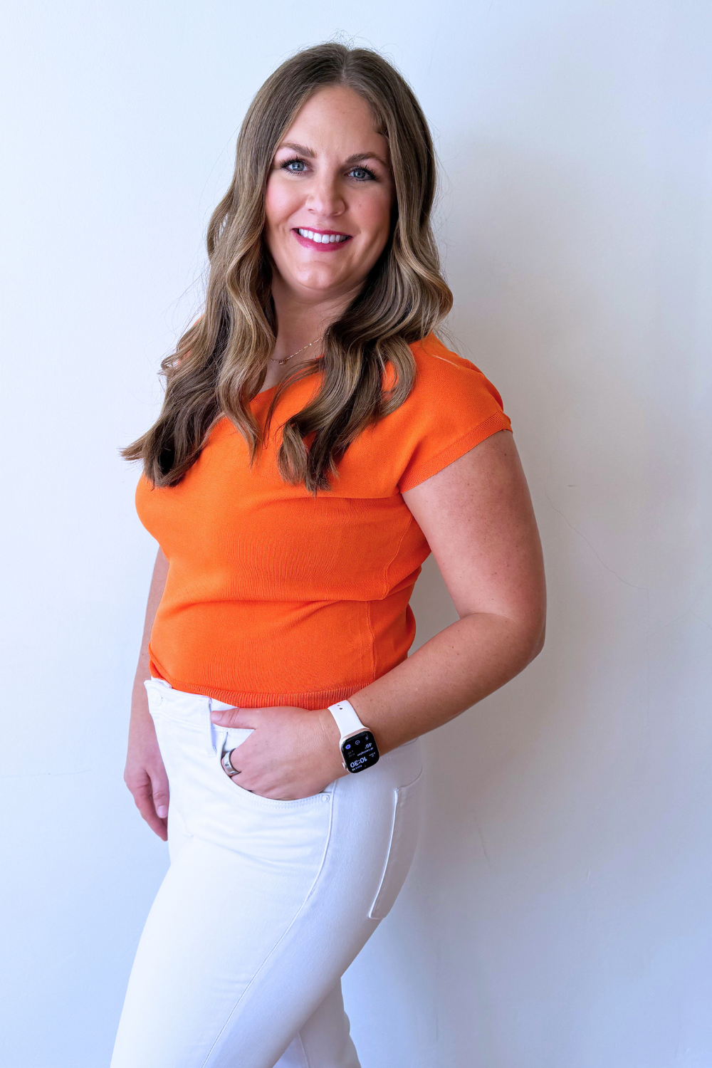 Relaxed Fit Short Sleeve V Neck Top - The 308 Boutique